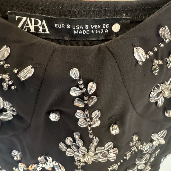 Zara beaded crop top - Picture 3 of 5